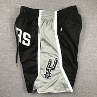 Men's San Antonio Spurs Black Pocket Shorts1