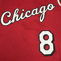 Men's Chicago Bulls Zach LaVine #8 Red 2021/22 Swingman Jersey1