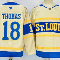 Men's St. Louis Blues Robert Thomas #18 Fanatics Cream Player Jersey