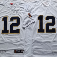Men's Notre Dame Fighting Irish Ricky Watters #12 White Player Game Jersey