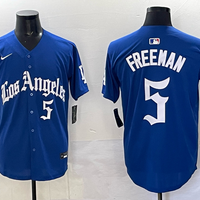 Men's Los Angeles Dodgers Freddie Freeman #5 Royal Alternate Game Jersey