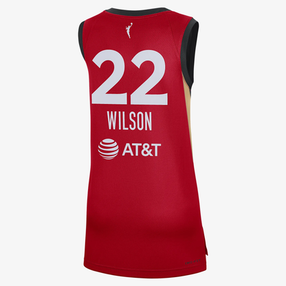 Men's Las Vegas Aces A¡¯Ja Wilson #22 Red Player Jersey