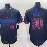 Men's Toronto Blue Jays Alejandro Kirk #30 Black 2024 City Connect Limited Player Jersey