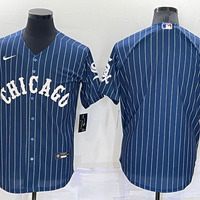 Men's Chicago White Sox Blue Replica Blank Jersey1