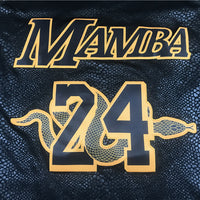 Men's Los Angeles Lakers #8-24 NBA Black Mamba Swingman Jersey1