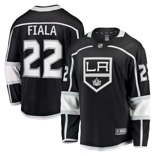 Men's Los Angeles Kings Kevin Fiala #22 Black Home Breakaway Player Jersey1
