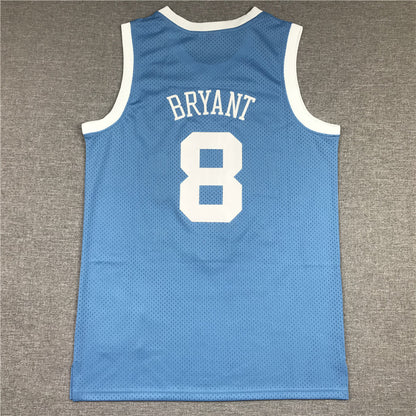 Men's Los Angeles Lakers Kobe Bryant Light Blue 2004-2005 #8 Authentic Jersey1