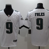 Men's Philadelphia Eagles Nick Foles #9 White Game Jersey1