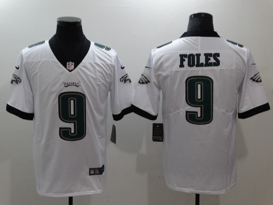 Men's Philadelphia Eagles Nick Foles #9 White Game Jersey1