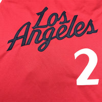 Men's LA Clippers Kawhi Leonard #2 Red Swingman Jersey1
