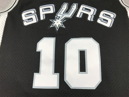 Men's San Antonio Spurs Dennis Rodman #10 Black 1993-94 Hardwood Classics Swingman Jersey1