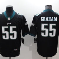Men's Philadelphia Eagles Brandon Graham #55 Black Game Jersey1