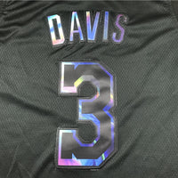 Men's Los Angeles Lakers Anthony Davis #3 Black Swingman Player Jersey1