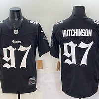 Men's Detroit Lions Aidan Hutchinson #97 Black Alternate Game Jersey