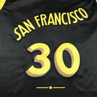 Men's Golden State Warriors Stephen Curry #30 Black 2023/24 Swingman Jersey1 - City Edition