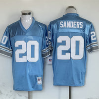 Barry Sanders Detroit Lions Mitchell Ness Blue Legacy Replica Jersey - JerseysFreak