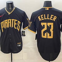 Men's Pittsburgh Pirates Mitch Keller #23 Black 2026 City Connect Stadium Jersey