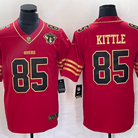 Men's San Francisco 49ers George Kittle #85 Scarlet Vapor F.U.S.E. Limited Jersey1