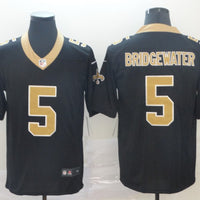 Men's New Orleans Saints Teddy Bridgewater #5 Black Game Jersey1