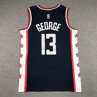 Men's LA Clippers Paul George Nike Navy 2022/23 Swingman Jersey1