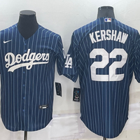 Men's Los Angeles Dodgers Clayton Kershaw #22 Blue Fashion Baseball Jersey1