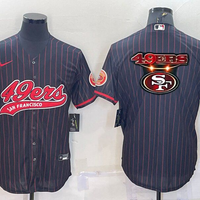 Men's San Francisco 49ers Black Game Player Jersey1