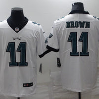 Men's Philadelphia Eagles A.J. Brown #11 White Game Jersey1