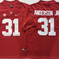 Men's Alabama Crimson Tide Will Anderson Jr #31 Crimson Player Game Jersey