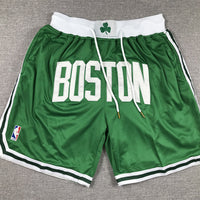 Men's Boston Celtics Kelly Green Pocket Shorts1