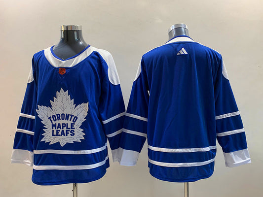Men's Toronto Maple Leafs Blue Home Authentic Blank Jersey1