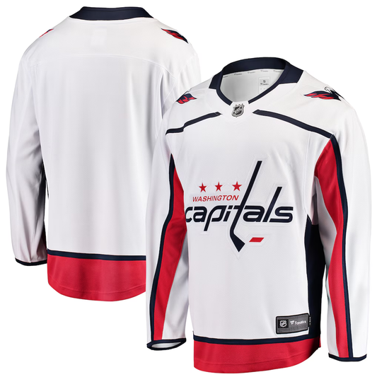 Men's Washington Capitals Fanatics White Blank Jersey