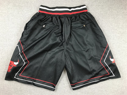 Men's Chicago Bulls Black Pocket Shorts1