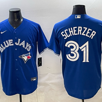 Men's Toronto Blue Jays Max Scherzer #31 Rush Blue Replica Player Jersey