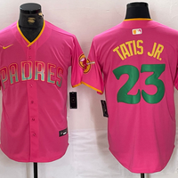 Men's San Diego Padres Fernando Tatis Jr. #23 Pink Replica Player Jersey1