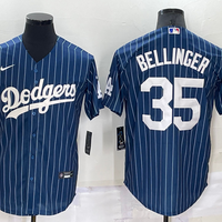 Men's Los Angeles Dodgers Cody Bellinger #35 Blue Fashion Baseball Jersey1