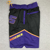 Men's Phoenix Suns Black Basketball Shorts1
