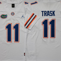 Men's Florida Gators Kyle Trask #11 White Player Game Jersey