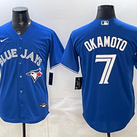 Men's Toronto Blue Jays Kazuma Okamoto #7 Royal Alternate Replica Jersey