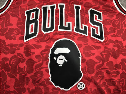 Men's Chicago Bulls Michael Jordan #23 Red 1996-97 Hardwood Classics Authentic Jersey1