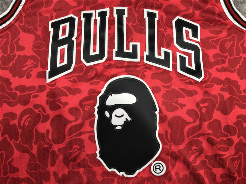 Men's Chicago Bulls Michael Jordan #23 Red 1996-97 Hardwood Classics Authentic Jersey1