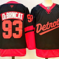 Men's Detroit Red Wings Alex DeBrincat #93 Fanatics Black Player Jersey
