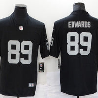 Men's Las Vegas Raiders Bryan Edwards #89 Black Game Jersey1