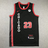 Men's Chicago Bulls Michael Jordan #23 Black 2023/24 Swingman Jersey1 - City Edition