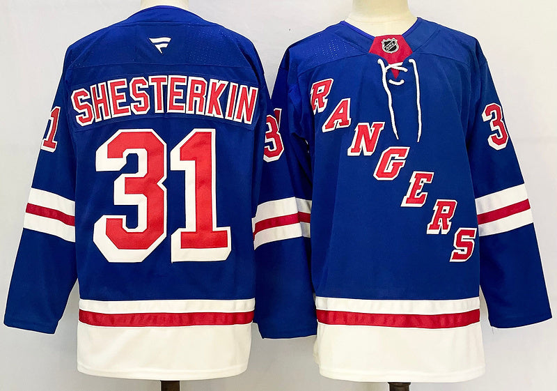 Men's New York Rangers Igor Shesterkin #31 Fanatics Blue Jersey