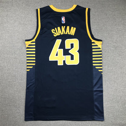 Men's Indiana Pacers Pascal Siakam #43 Navy Swingman Jersey1 - Icon Edition