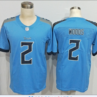 Men's Tennessee Titans Robert Woods #2 Light Blue Game Jersey1