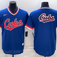 Men's Chicago Cubs Royal Road Cooperstown Collection Team Jersey1