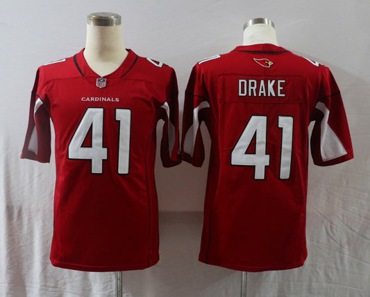 Men's Arizona Cardinals Kenyan Drake #41 Red Game Jersey1
