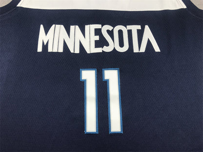 Men's Minnesota Timberwolves Naz Reid #11 Navy Swingman Jersey1 - Icon Edition