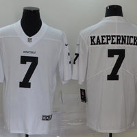 Men's San Francisco 49ers #7 Colin Kaepernick Player Jersey1 White